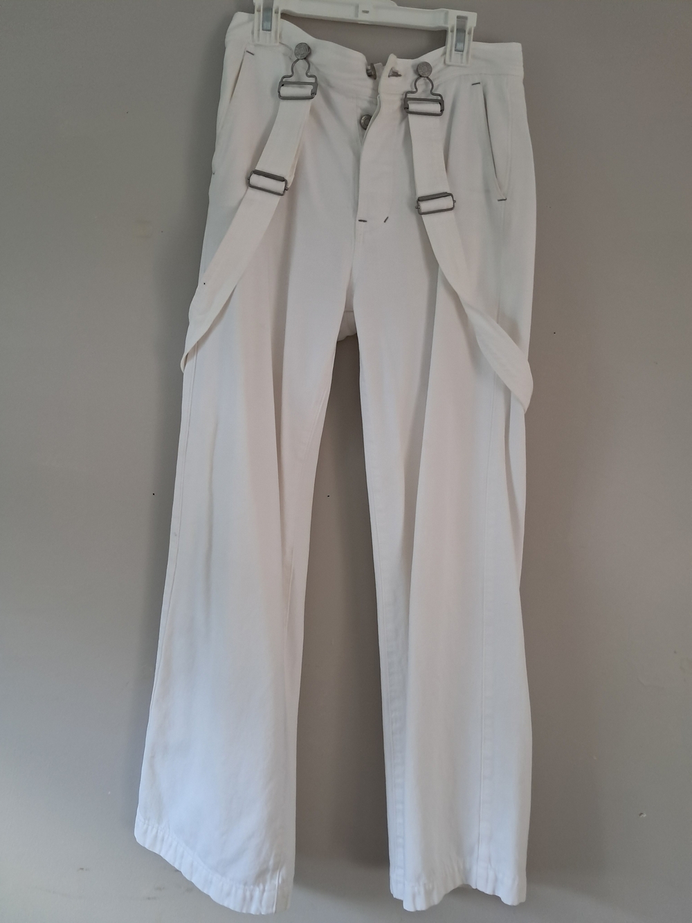 GAP Wide-Leg Pants with Detachable Suspenders
